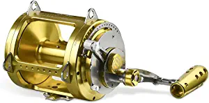 GOMEXUS Trolling Reel for Tuna Sailfish Swordfish Game 2 Speed Reel 100-200lb Drag (50W,80W)
