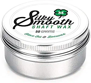 McDermott Silky Shaft Wax Special Micro-Protection Formula Carom Billiards Pool Cue Care Wooden Shaft Maintenance Accessories 50gram