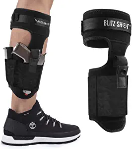 Ankle Holster for Concealed Carry Boot Holsters for Concealed Carry Enhanced Version Large Ankle Holster for Glock 43 42 36 26 19, M&P Shield Bodyguard 380, Ruger LCR LCP LC9, Sig Sauer