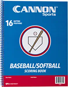 Cannon Sports Scorebook
