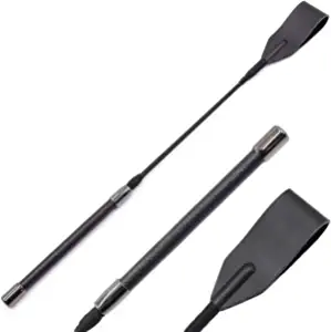 18" Real Riding Crop with Genuine Leather English Top
