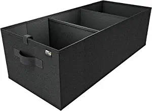 MIU COLOR Car Trunk Organizer for SUV, Expandable Large Capacity, Sturdy Cargo Trunk Storage Organizer, Non Slip Bottom