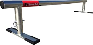 ZX Street Grind Rail- Chrome- 3 Adjustable Heights, Easy to Assemble!