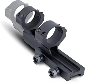 Monstrum Offset Adjustable Spacing Extended Scope Mount with Picatinny Base