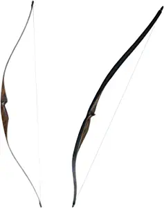 SinoArt Sparrow 54" Traditional Long Bow 20-35LBs Draw Weight One-Piece Longbow Recurve BowRight Hands for Beginner Women Teens