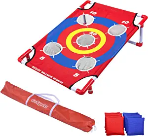GoSports Portable PVC Framed Bean Bag Toss Games - Great for All Ages & Includes Fun Rules, Choose Your Style