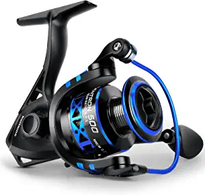 KastKing Summer and Centron Spinning Reels, 9 +1 BB Light Weight, Ultra Smooth Powerful, Size 500 is Perfect for Ultralight/Ice Fishing.