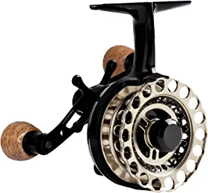 Fiblink Inline Ice Fishing Reel Right/Left Handed Fishing Raft Wheel Ice Reels