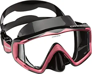 Cressi Perfect View Scuba Diving, Snorkeling Mask in Pure Comfortable Silicone - Available with Different Panoramic Lenses - Liberty: designed in Italy