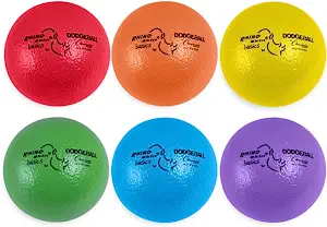 Champion Sports Rhino Skin Basic Dodgeball Set With Mesh Storage Bag