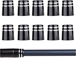 Sword &Shield sports 10pcs/ Pack Custom Black Golf Wood ferrules .335&.350 for Driver Fairway Wood