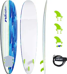Wavestorm 8' Surfboard, Blue Mix, WS18-SFR104-BSH-S