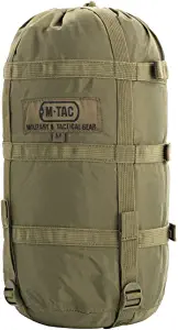 M-Tac Sleeping Bag Compression Stuff Sack Military Water Resistant Compression Bag Lightweight Nylon Compression Sack for Travel, Camping, Hiking, Outdoor - 12 Liters - M