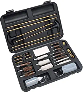 GLORYFIRE Elite Gun Cleaning Kit for Handgun Shotgun Rifle Cleaning Kit for All Guns with Reinforced and Lengthened Rods, Cotton Mop, High-end Double Head Brushes, Bronze Brushes with Steel Wire