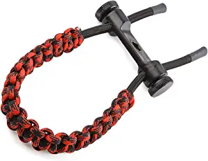 ZSHJGJR Bow Wrist Sling Braided Archery Adjustable Bow Strap Wrist Sling for Compound Bow Hunting Accessories