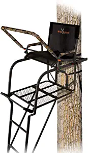 BIG GAME Hunter HD 1.5 Ladder Whitetail Deer Elk Mule Above Hunting Outdoors Flex-Tek Seat 18'6" Tall 1-Person Tree Stand