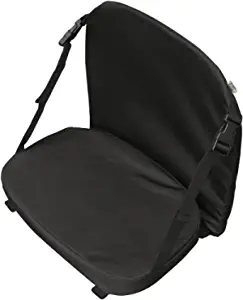Pelican Boats - Premium Padded Canoe Seat Universal Fit PS0476-2 - Comfortable Seating with Back Support, Black