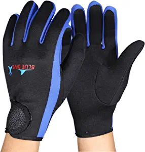 Diving Gloves, 1Pair/Set 3 Colors Scuba Diving Neoprene Gloves for Snorkeling Kayaking Surfing Water Sports