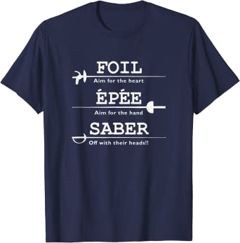 Fencing T-Shirt - Foil Saber Epee Definition Shirt T-Shirt