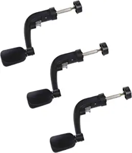 LDEXIN 3pcs Plastic Rotatable Fishing Reel Power Handle Grip Crank Arm Spinning Reel Folding Rotary Knob Repair Parts Black