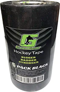 Good Gear Sports Tape Hockey Tape, 6 Rolls, 1 Inch Wide, 20 Yards Long (Cloth)