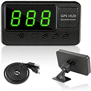 VJOYCAR C60s Universal Digital GPS Speedometer Car Hud Head Up Display with MPH Speed Alert Fatigue Driving Alarm, 100% for All Cars Truck Motorcycle ATV SUV Pick-up Scooter Golf Cart