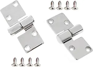 GooMeng 3.5" x 1.5" 316 Stainless Steel Left & Right Lift-Off/Take-Apart Hinge Marine Boat Door Furniture Heavy Duty w/Screws (1 Pair)