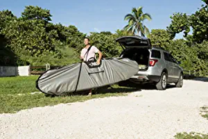 Pelican Boats - Stand-Up Paddleboard Bag - PS1458 - Deluxe Travel Carry Bag Heavy Duty Carrier & Cover Paddle Storage - Fits Most SUPs, Grey