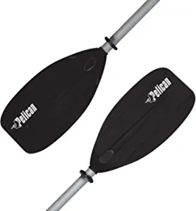 Pelican Boats - Junior Kid Kayak Paddle PS1150 - Youth 2 Piece Aluminum & Polypropylene Ribbed Blade 72 in