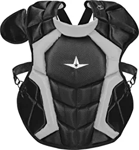 All-Star CPCC1216PSBK Player's Series Chest Protector/Meets NOCSAE/Ages 12-16 BK