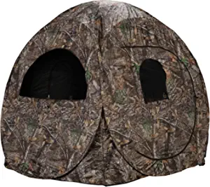 Rhino Blinds R75-RTE 2 Person Hunting Ground Blind, Realtree Edge
