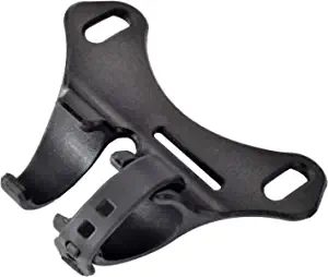 PRO BIKE TOOL Bicycle Pump Holder | Lightweight and Strong - Bicycle Frame Mounted Black Compatible Bracket Clip Perfect for Road and Mountain Bikes