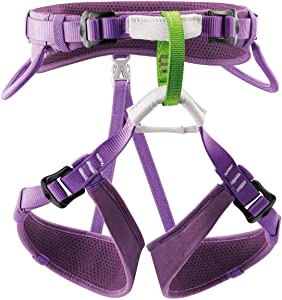 Petzl MACCHU Kids' Climbing Harness - Adjustable Seat Harness for Children Less Than 40kg / 88 lbs