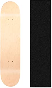 LOSENKA Maple Skateboard Decks Double Tail Skateboard Light Decks Free Skateboard Grip Tape