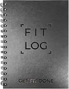Cossac Fitness Journal & Workout Planner - Designed by Experts Gym Notebook, Workout Tracker,Exercise Log Book for Men Women