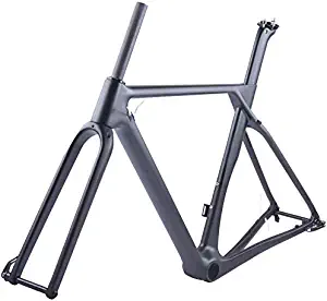 Flat Mount Disc Brake Full Carbon Gravel Bicycle Frames Cyclocross Bike Frame 700x40C Road Racing Gravel Bike Carbon Frameset