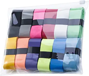 12 Pieces Tennis Badminton Racket Overgrips for Anti-Slip and Absorbent Grip