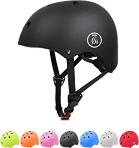 67i Skateboard Helmet Adult Bike Helmet Adjustable and Protection for Skating Helmet Adults Multi-Sports Cycling Skateboarding Scooter Roller Skate Inline Skating Rollerblading