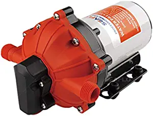 ALL NEW SEAFLO 55-Series Diaphragm Pump - 12V DC, 5.5 GPM, 60 PSI with HEAVY DUTY PRESSURE SWITCH