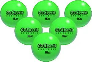 GoSports Weighted Training Balls - Hitting & Pitching Training for All Skill Levels - Improve Power and Mechanics, Choose Baseball or Softball