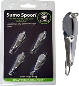 Sumo Spoon  Catfishing Bait Spoon for Skipjack, White Bass, Striped Bass and Other Baitfish, 1 5/8"