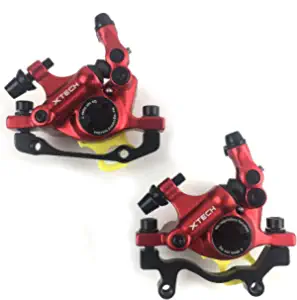 catazer MTB Road XTECH HB-100 MTB Road Line Pulling Hydraulic Disc Brake Calipers Front & Rear Mountain Bike Disc Brake E-Bike Disc Brake Set