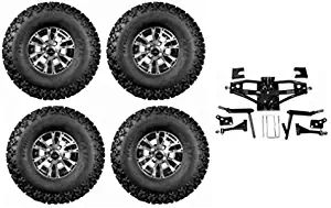 3G Deluxe 6" Lift Kit Combo for Club Car DS Golf Carts 1984-2003 with 10" Wolverine
