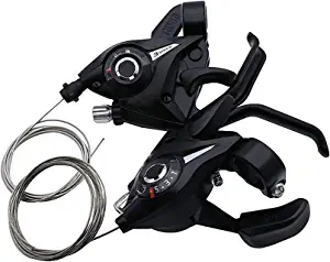 DMAIP 2Pcs Professional EF51-7 3x7/8 21/24Speed MTB Bicycle Bike Left Right Brake Lever Shifter Set