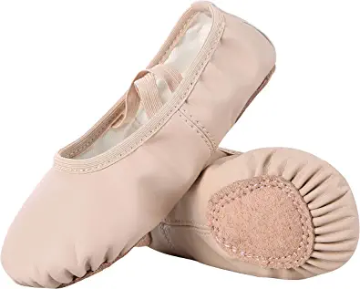 Dynadans Soft Leather Ballet Shoes/Ballet Slippers/Dance Shoes (Toddler/Little/Big Kid/Women) 