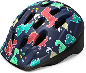 OutdoorMaster Kids Bike Helmet - from Toddler to Youth Sizes - Adjustable Safety Unicorn Helmet for Children (Age 3-15), 14 Vents for Multi-Sport