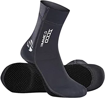 ZCCO 3mm Neoprene Diving Socks,Beach Water Socks for Men Women Youth,Swim Socks for Diving,Snorkeling,Surfing,Water Sports