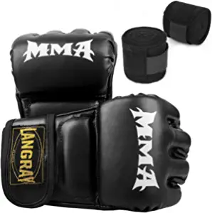 Punch Bag Training Gloves, LangRay MMA Grappling Gloves for Sparring Martial Arts Boxing Training for Adults and Kids