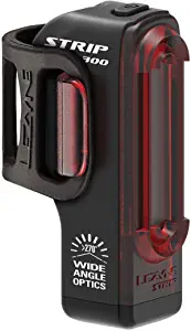 LEZYNE Strip Drive Pro Bicycle Taillight, Very Bright 300 Lumens LED, 53 Hour Runtime, 10 Output Modes, USB Rechargeable, High Performance Rear Bike Light
