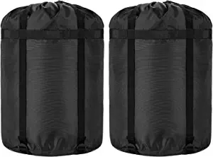 Borogo Compression Stuff Sack, 24L/36L/46L Sleeping Bags Storage Stuff Sack Organizer Waterproof Camping Hiking Backpacking Bag for Travel - Great Sleeping Bags Clothes Camping